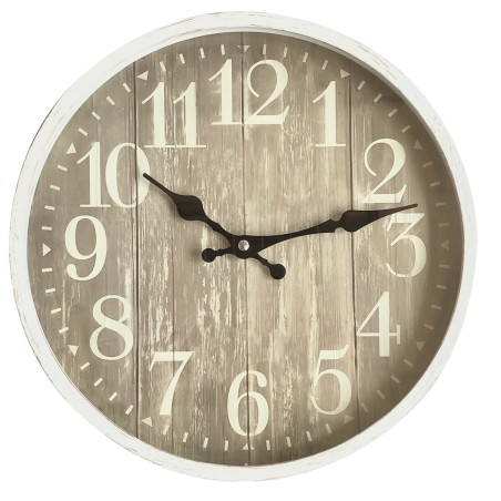 93-337 RELOJ DE PARED EFECTO MADERA 30cm ELECTRO DH