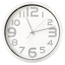 93-339 RELOJ DE PARED ACABADO METALICO 30cm ELECTRO DH