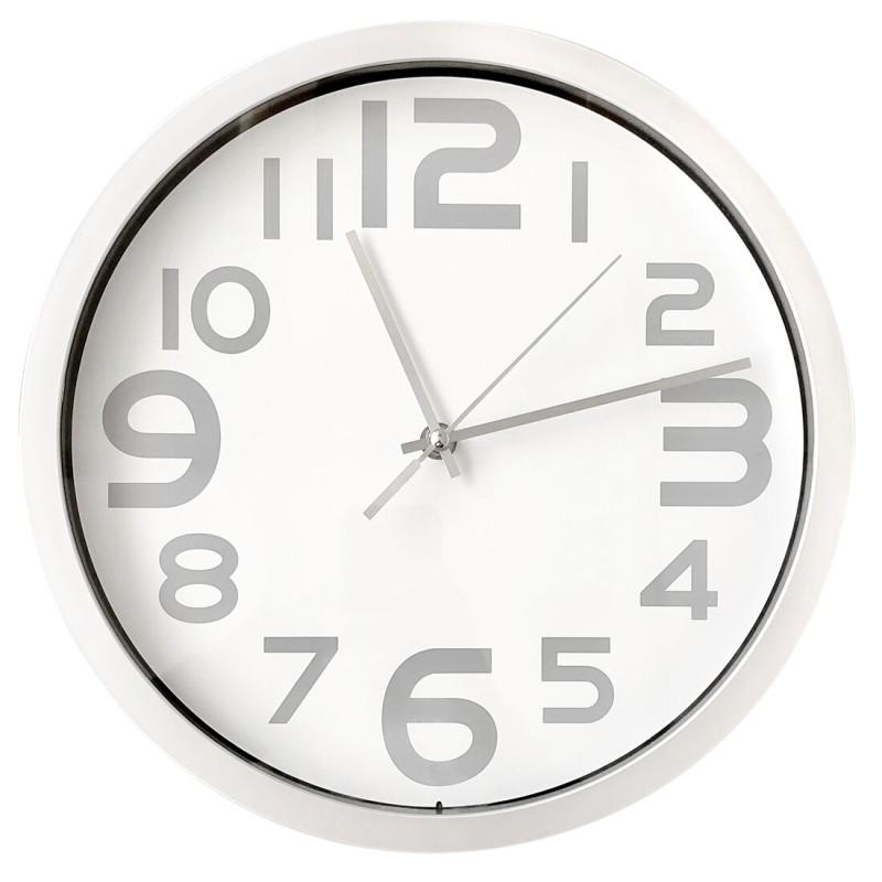 93-339 RELOJ DE PARED ACABADO METALICO 30cm ELECTRO DH