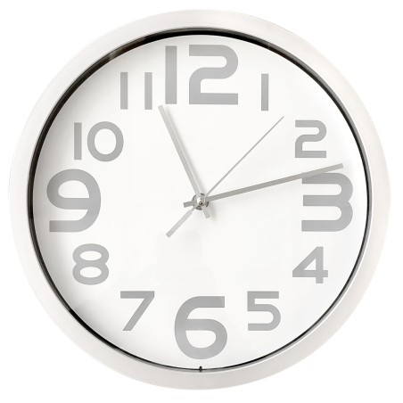 93-339 RELOJ DE PARED ACABADO METALICO 30cm ELECTRO DH