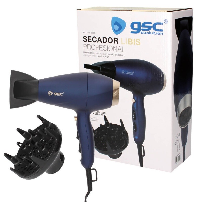 400070000 SECADOR DE PELO 2 VELOCIDADES 2000W GSC