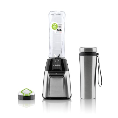 LQ-350-008A BATIDORA DE VASO CON JARRA TERMICA 600ml SPORTS INOX HAEGER