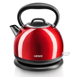 EK-22R-021A HERVIDOR ELECTRICO 1,7L 2200W BASE ROTATIVA RED CHERRY HAEGER
