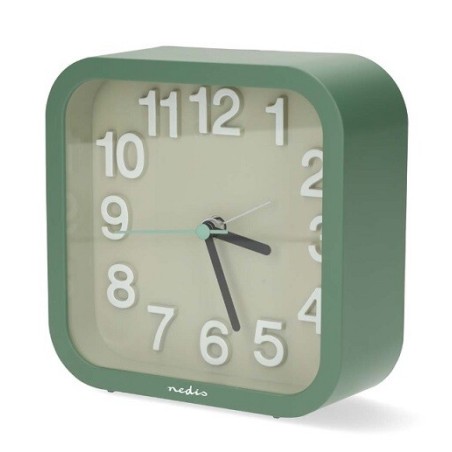 CLDK004GN RELOJ DESPERTADOR ANALOGICO GRIS NEDIS