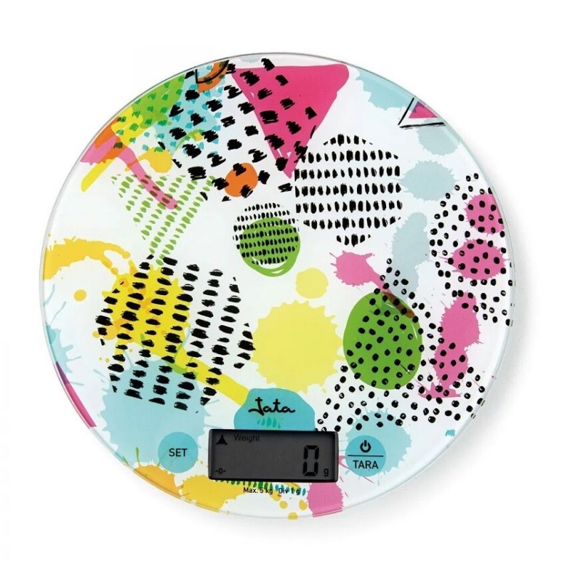 HBAL7240 BASCULA DE COCINA REDONDA 5Kg JATA