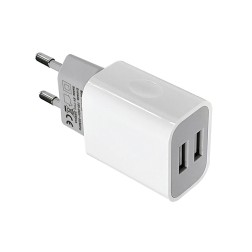 38-511-2 CARGADOR USB 2 PUERTOS 5V 2000mA ELECTRO DH