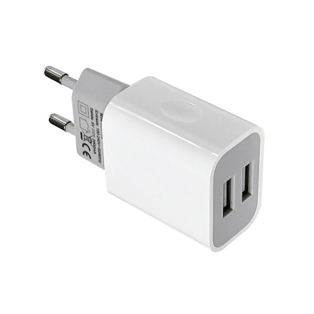 38-511-2 CARGADOR USB 2 PUERTOS 5V 2000mA ELECTRO DH