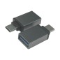 38-496 ADAPTADOR TIPO USB HEMBRA A TIPO C MACHO ELECTRO DH