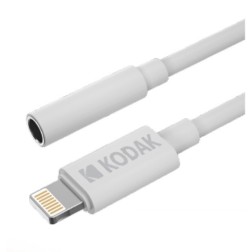 30425842 10cm CABLE ADAPTADOR AUDIO JACK 3,5mm-LIGHTNING KODAK
