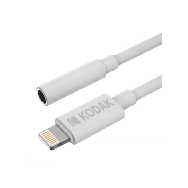 30425842 10cm CABLE ADAPTADOR AUDIO JACK 3,5mm-LIGHTNING KODAK