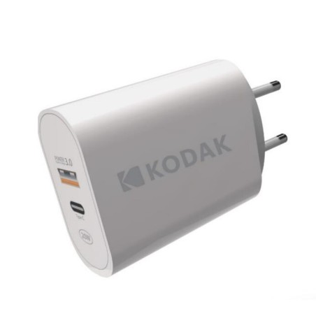 30427358 CARGADOR 2 PUERTOS USB + USB-C 5V 2,4A KODAK