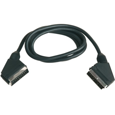 LX429 1,5m CABLE EUROCONECTOR M-M NEGRO