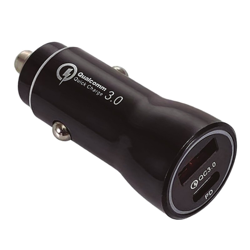 105515009 BL CARGADOR RAPIDO COCHE USB A+ C 5V-3A GSC