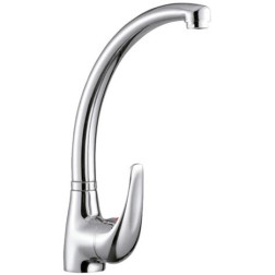 68016 MONOMANDO DE COCINA VERTICAL CROMO OASIS
