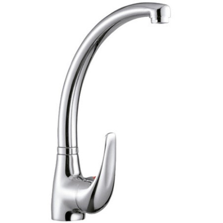 68016 MONOMANDO DE COCINA VERTICAL CROMO OASIS