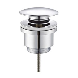 CA-41518 VALVULA CLIC-CLAC CROMO CON TORNILLO MIRTAK