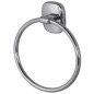 B-30161 TOALLERO ANILLA CROMO SERIE AQUA MIRTAK