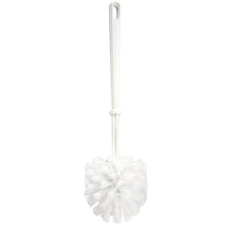 S-62503 ESCOBILLA DE BAÑO BLANCA CON MANGO MIRTAK