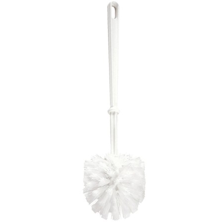 S-62503 ESCOBILLA DE BAÑO BLANCA CON MANGO MIRTAK