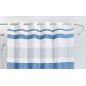 02912 CORTINA DE DUCHA ANILLA FACIL AMARA AZUL 180x200cm DINTEX