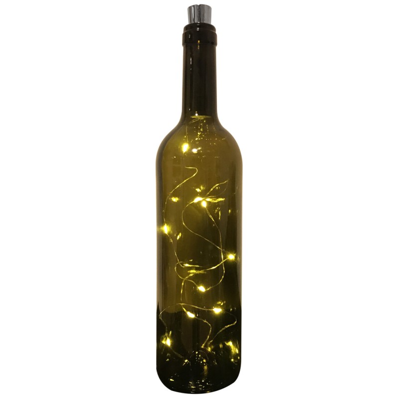 00238 HILO LUMINOSO LED P-BOTELLA CORCHO METAL