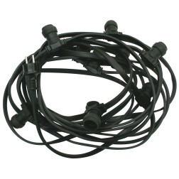 79-610-20 20m GUIRNALDA NEGRA C-20 BASES E27 IP65