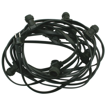 79-610-20 20m GUIRNALDA NEGRA C-20 BASES E27 IP65