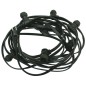 79-610-20 20m GUIRNALDA NEGRA C-20 BASES E27 IP65