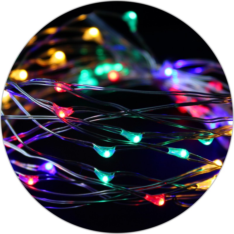 79-719-RGB 5m MINI GUIRNALDA LED C-MANDO RGB 3xAA ELECTRO DH
