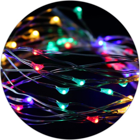 79-719-RGB 5m MINI GUIRNALDA LED C-MANDO RGB 3xAA ELECTRO DH