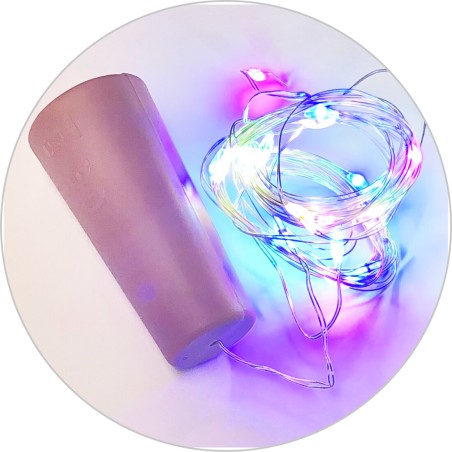 79-722-RGB 2m HILO LUMINOSO LED P-BOTELLA RGB 3xLR44 ELECTRO DH