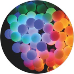 79-716-20-RGB 20m GUIRNALDA LED MINIBALL 3,6W RGB ELECTRO DH