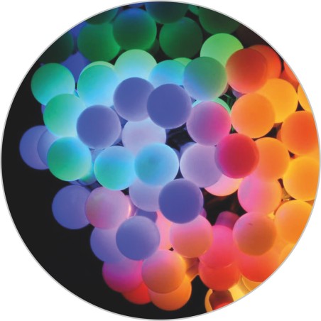 79-716-20-RGB 20m GUIRNALDA LED MINIBALL 3,6W RGB ELECTRO DH
