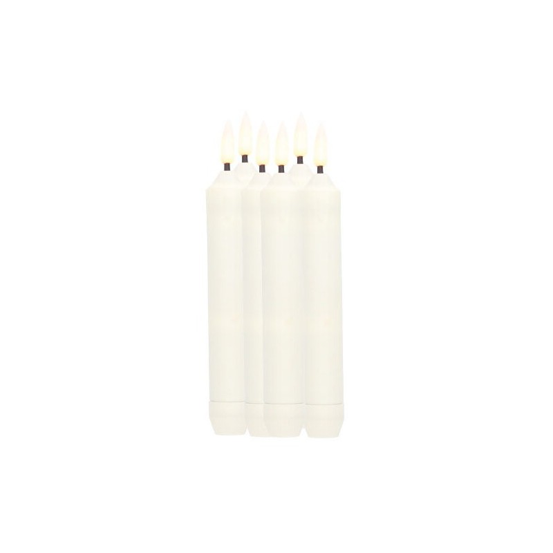 204800004 6ud VELA DECORATIVA LED CANDELABRO GSC