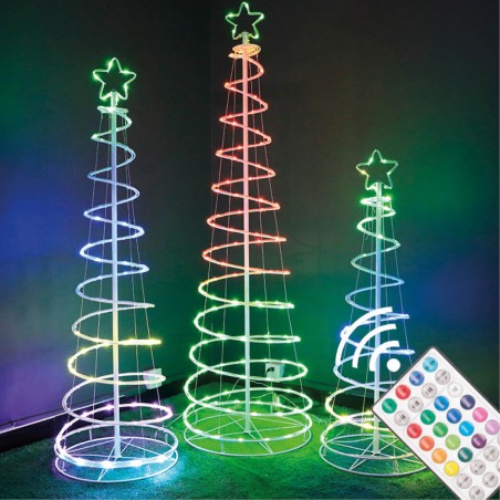 204600022 ARBOL LED 1,5M CON USB + MANDO 32 FUNCIONES RGB IP44 GSC