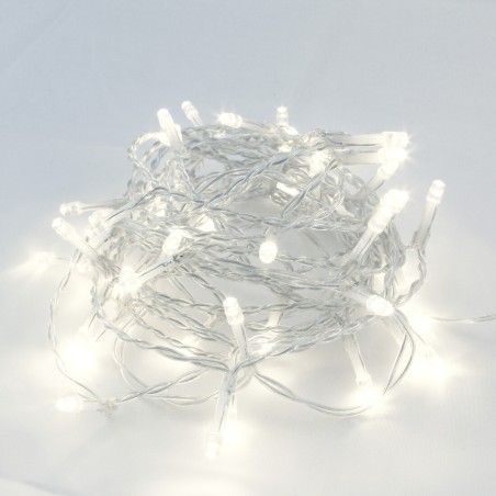 204600018 5m GUIRNALDA 50 LED TRANSPARENTE FRIA