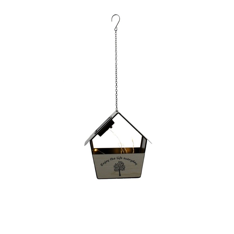 G2214 CASITA COLGANTE SOLAR DECORATIVA METALICA GALIX