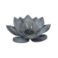 G2112 NENUFAR SOLAR DECORATIVO CALIDO METAL+VIDRIO 22cm GALIX