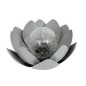 G2216 NENUFAR SOLAR DECORATIVO FRIO METAL+VIDRIO 25cm GALIX G2216 NENUFAR SOLAR DECORATIVO FRIO METAL+VIDRIO 25cm GALIX