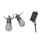 00817 KIT 5m GUIRNALDA SOLAR 10 BOMBILLAS C-SENSOR CREPUSCULAR 6500K IP45 F-BRIGHT