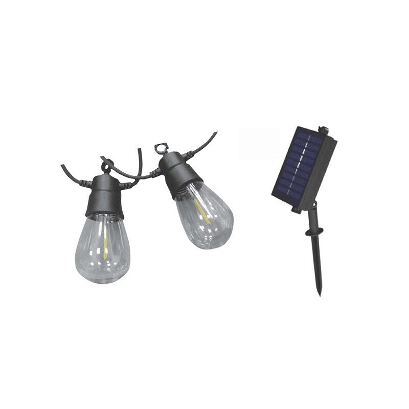 00828 KIT 5m GUIRNALDA SOLAR 10 BOMBILLAS C-SENSOR CREPUSCULAR 1800K IP45 F-BRIGHT 00828 KIT 5m GUIRNALDA SOLAR 10 BOMBILLAS C-SENSOR CREPUSCULAR 1800K IP45 F-BRIGHT