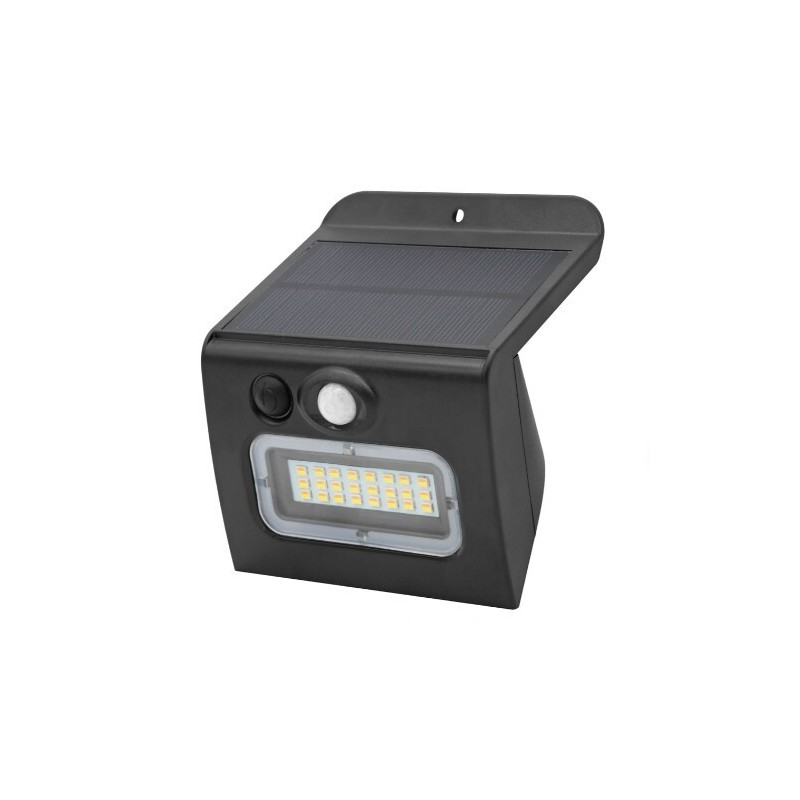 200210026 APLIQUE SOLAR LED EGODA NEGRO C-SENSOR 3W 3000K-4000K-6500K GSC 200210026 APLIQUE SOLAR LED EGODA NEGRO C-SENSOR 3W 3000K-4000K-6500K GSC
