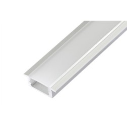 54123 2m PERFIL ALUM EMPOTRAR 12,5mm SIN DIFUSOR