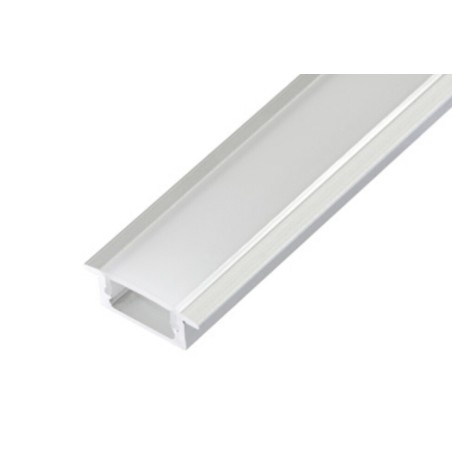 54123 2m PERFIL ALUM EMPOTRAR 12,5mm SIN DIFUSOR