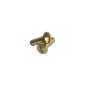 W1 JUEGO 2 TORNILLOS LATON CON RANURA M4 Ø7X12 MM