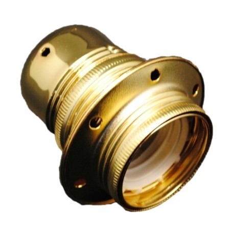 101520002 PORTALAMPARAS METALICO ROSCADO E27 GSC