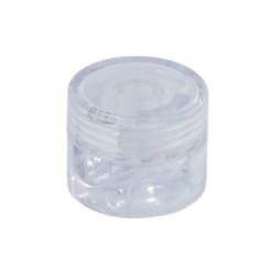 1400427-TR 5UD SUJETACABLES TRANSPARENTE 19x18mm F-BRIGHT