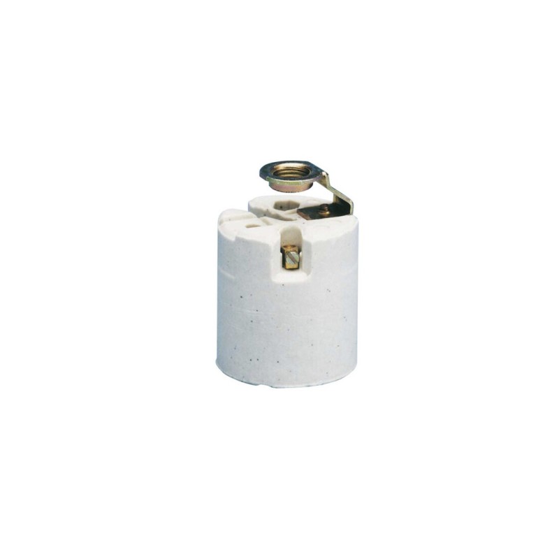 1202050 PORTALAMPARAS CERAMICO E27 4A F-BRIGHT