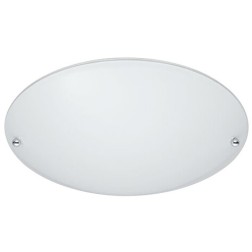 6196011-01 PLAFON REDONDO CRISTAL OPAL BLANCO E27