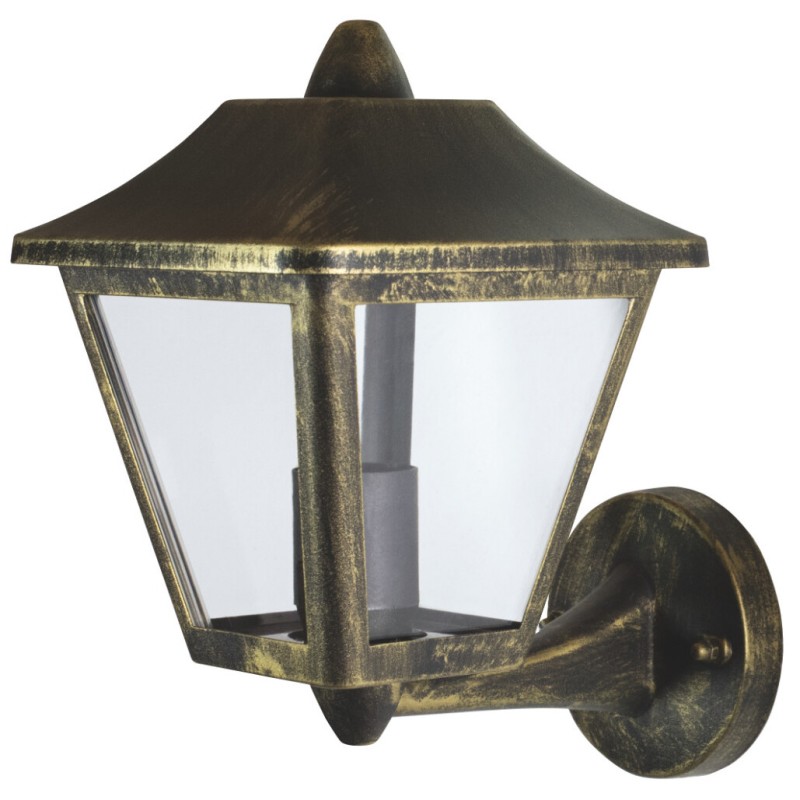 206229 APLIQUE LED TRADITION UP ALU E27 IP44 ORO